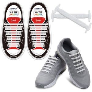 No Tie Shoelaces for Kids and Adults Stretch Silicone Elastic No Tie Shoe Laces